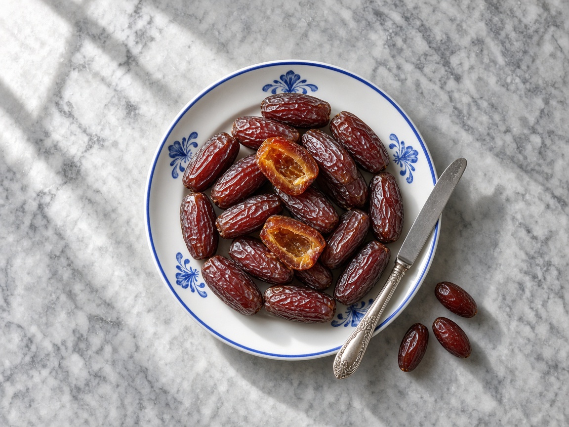 Tâmaras secas — alternativa doce natural nas receitas